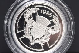 1986 XIII commonwealth games 1986 silver £2 coin w