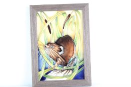 Moorcroft RSPB Watervole Haven Plaque