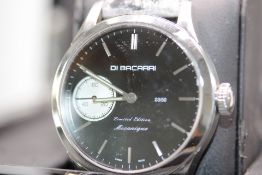 Di Bacarri limited edition Mecanique gents wristwa