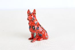 Anita Harris German Shepherd Dog signed in gold