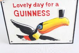 Cast iron Guinness Sign