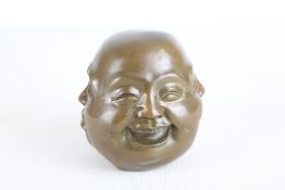 Large Bronze 4 Faced Buddha