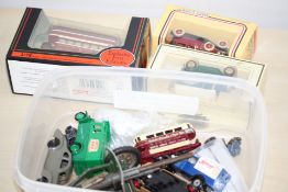 Collection of model vehicles
