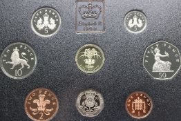 1990 United kingdom proof coin collection from the