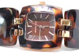Michael Kors faux tortoise shell wristwatch