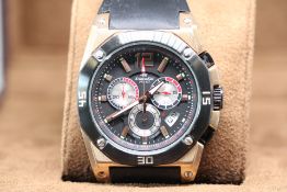 Gents Kristian Kiel Praxis Chronograph Watch in Gents Box with some Papers.