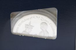 2009 The Queen Elizabeth II The Investitture of prince Charlles silver proof coin