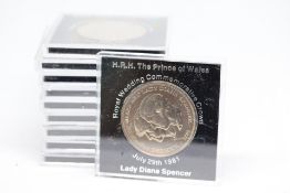 10x HRH The princes of wales commemrative coins
