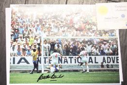 Gordan Banks signed photo with coa