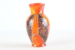 Anita Harris vase deco rays signed in gold