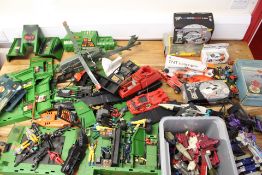 A Collection of G.I. Joe Action Force Playsets and Die-Cast Vehicles