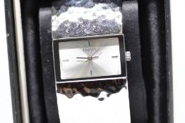 Ladies Oasis Stainless Steel Cuff Bracelet Watch in Box.