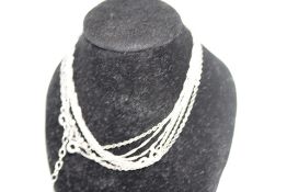 3x Silver chains