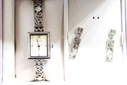 Ladies Soul Watch & Earrings Set inspired by Mackintosh in Box.