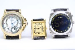 3x Gents watches