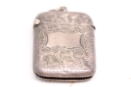 Silver vesta case