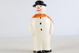 Anita Harris snowman figure signed in gold