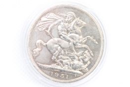 1951 St George & The Dragon Crown in Capsule with COA.