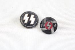 2 German badges