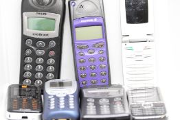 Collection of vintage mobile phones