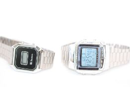 2x Digital wristwatches