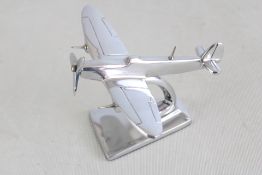 Small Chrome spitfire on stand