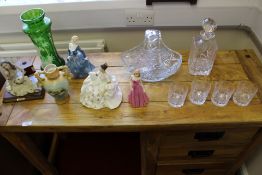 Royal Doulton Porcelain Figurines and Cut Crystal Tableware Collection