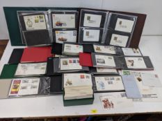 A large collection of mainly first day covers to include commemorative examples, one celebrating the