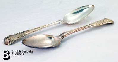 Pair of Silver Table Spoons