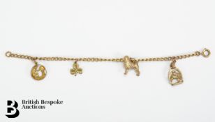 9ct Yellow Gold Charm Bracelet