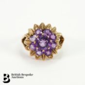9ct Gold Amethyst Ring