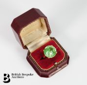 Lime Quartz Cocktail Ring