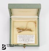 9ct Gold Scottish Brooch