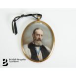 Fine Portrait Miniature of a Clergyman