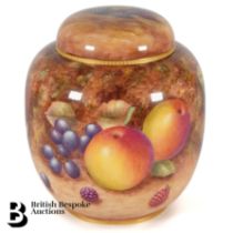 Royal Worcester Fallen Fruit Ginger Jar and Cover