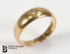 18ct Yellow Gold and Diamond Ring