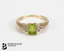 9ct Gold Peridot Ring