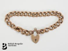 9ct Rose Gold Curb Link Necklace