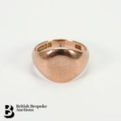 9ct Gold Signet Ring