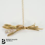 9ct Gold Scottish Brooch