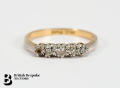 18ct Gold Five Stone Ring