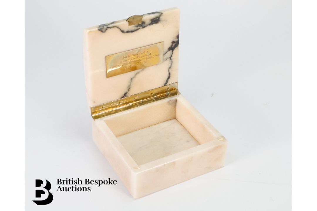 Marble Desk Caddy and Pens - Image 5 of 11