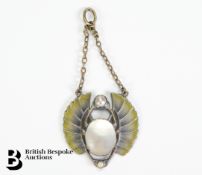 1900 Art Nouveau Sterling Silver Pendant