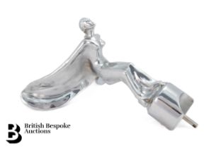 Bespoke Spirit of Ecstasy Narrow Boat Tiller
