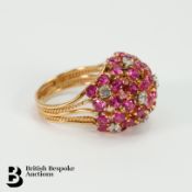 18ct Gold, Diamond Cocktail Ring