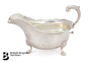 Victorian Silver Sauce Boat