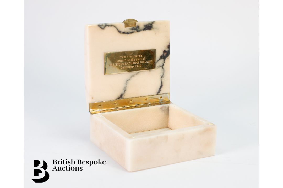 Marble Desk Caddy and Pens - Image 4 of 11