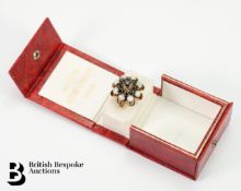 Sapphire and Opal Ring