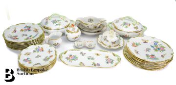 Part Herend Queen Victoria Dinner Service