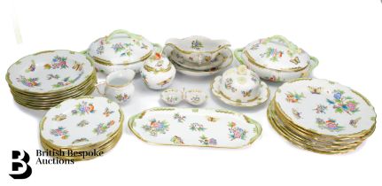 Part Herend Queen Victoria Dinner Service